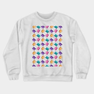 Tea Cups Pattern Crewneck Sweatshirt